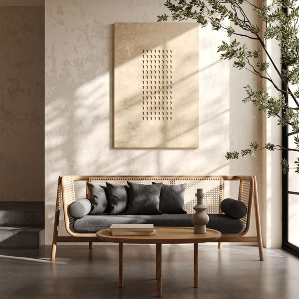 rustic sofa