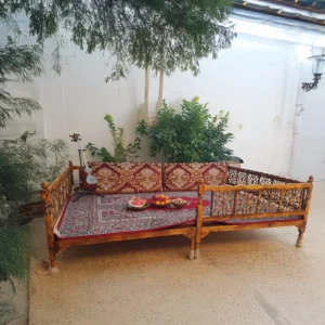 تخت سنتی سفارشی چوب روس
