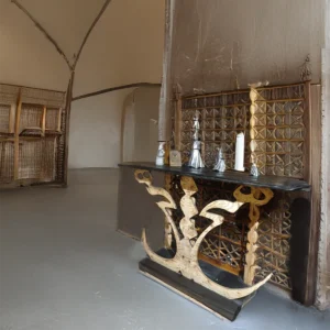 کنسول چوبی سفارشی جوب روس طرح هیچ